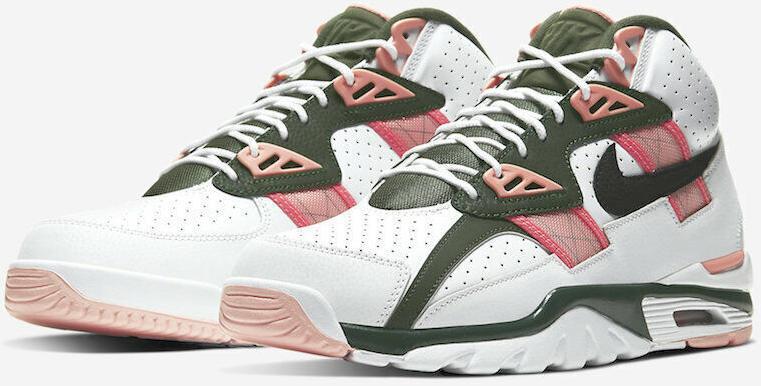 nike air trainer sc high pink quartz and olive